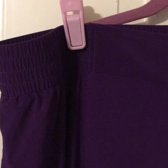 EUC,IMAN,PALAZZO PANT,EGGPLANT PURPLE,2X SHORT29”inseamFLAT FRONT,GATHERED WAIST - Picture 3 of 7